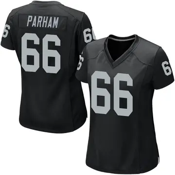 Nike Dylan Parham Women's Game Las Vegas Raiders Black Team Color Jersey