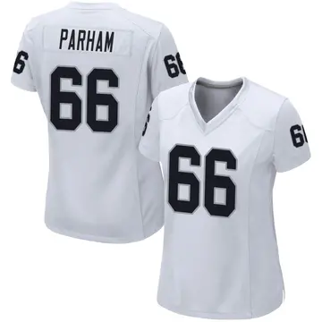Nike Dylan Parham Women's Game Las Vegas Raiders White Jersey