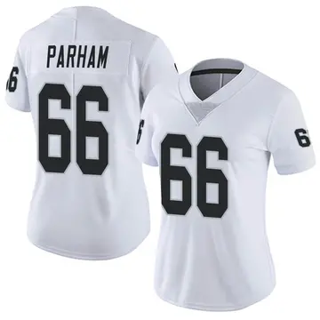 Nike Dylan Parham Women's Limited Las Vegas Raiders White Vapor Untouchable Jersey