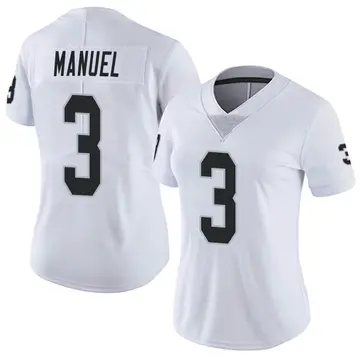 Nike EJ Manuel Women's Limited Las Vegas Raiders White Vapor Untouchable Jersey