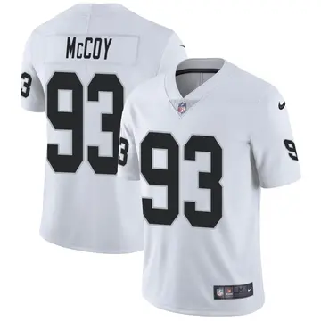 Nike Gerald McCoy Men's Limited Las Vegas Raiders White Vapor Untouchable Jersey