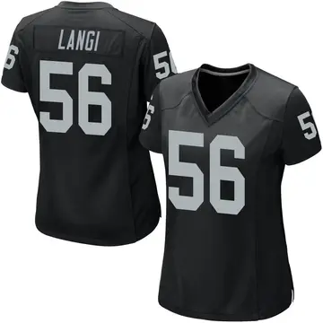 Nike Harvey Langi Women's Game Las Vegas Raiders Black Team Color Jersey
