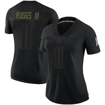 Nike Henry Ruggs III Women's Limited Las Vegas Raiders Black 2020 Salute To Service Jersey