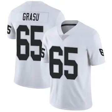 Nike Hroniss Grasu Men's Limited Las Vegas Raiders White Vapor Untouchable Jersey
