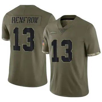 Nike Hunter Renfrow Youth Limited Las Vegas Raiders Olive 2022 Salute To Service Jersey