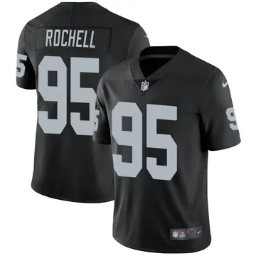 Nike Isaac Rochell Men's Limited Las Vegas Raiders Black Team Color Vapor Untouchable Jersey