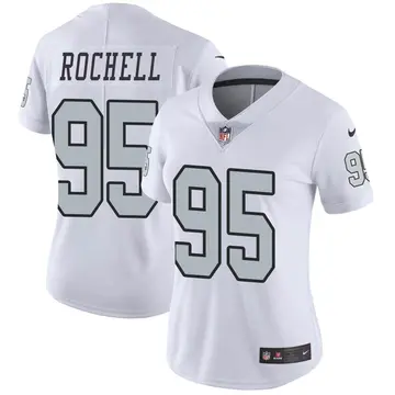 Nike Isaac Rochell Women's Limited Las Vegas Raiders White Color Rush Jersey