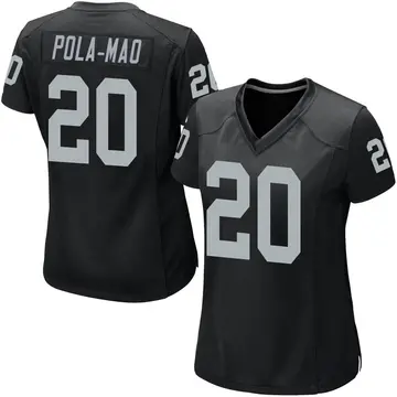 Nike Isaiah Pola-Mao Women's Game Las Vegas Raiders Black Team Color Jersey