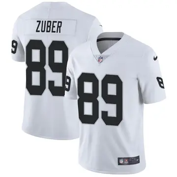Nike Isaiah Zuber Men's Limited Las Vegas Raiders White Vapor Untouchable Jersey