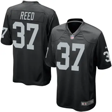 Nike J.R. Reed Men's Game Las Vegas Raiders Black Team Color Jersey