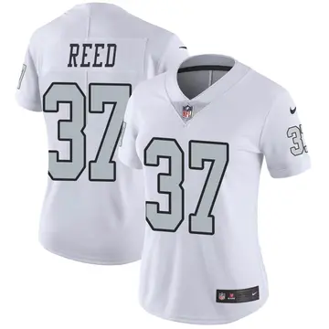Nike J.R. Reed Women's Limited Las Vegas Raiders White Color Rush Jersey