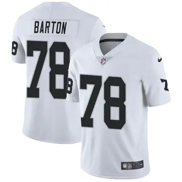 Nike Jackson Barton Youth Limited Las Vegas Raiders White Vapor Untouchable Jersey