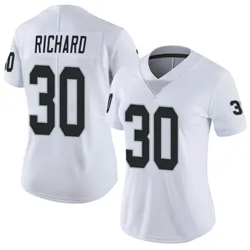 Nike Jalen Richard Women's Limited Las Vegas Raiders White Vapor Untouchable Jersey