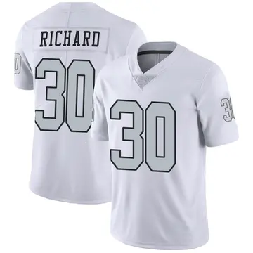 Nike Jalen Richard Youth Limited Las Vegas Raiders White Color Rush Jersey