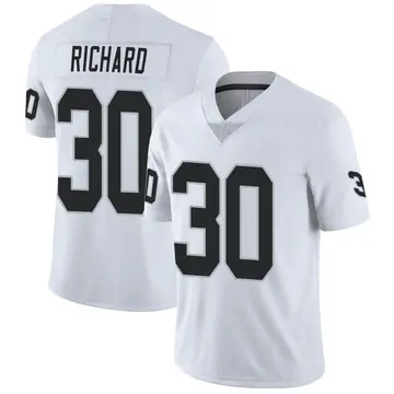 Nike Jalen Richard Youth Limited Las Vegas Raiders White Vapor Untouchable Jersey