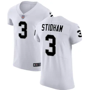 Nike Jarrett Stidham Men's Elite Las Vegas Raiders White Vapor Untouchable Jersey