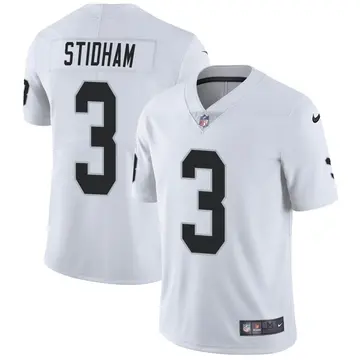 Nike Jarrett Stidham Men's Limited Las Vegas Raiders White Vapor Untouchable Jersey