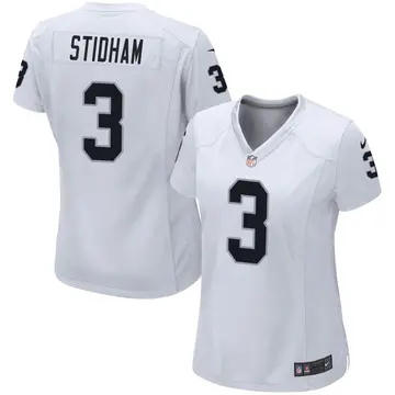 Nike Jarrett Stidham Women's Game Las Vegas Raiders White Jersey