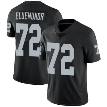 Nike Jermaine Eluemunor Men's Limited Las Vegas Raiders Black Team Color Vapor Untouchable Jersey