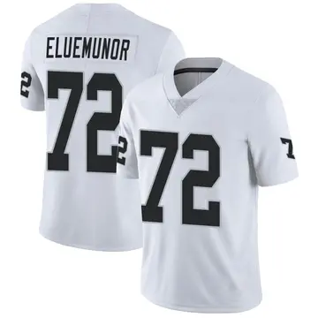 Nike Jermaine Eluemunor Men's Limited Las Vegas Raiders White Vapor Untouchable Jersey