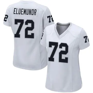 Nike Jermaine Eluemunor Women's Game Las Vegas Raiders White Jersey