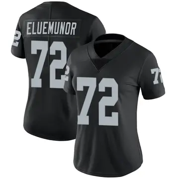 Nike Jermaine Eluemunor Women's Limited Las Vegas Raiders Black Team Color Vapor Untouchable Jersey