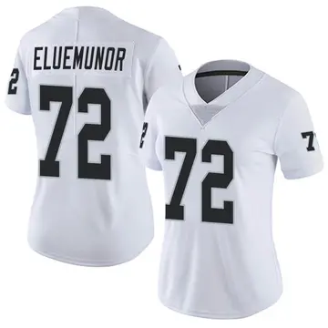 Nike Jermaine Eluemunor Women's Limited Las Vegas Raiders White Vapor Untouchable Jersey