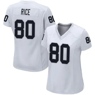 Nike Jerry Rice Women's Game Las Vegas Raiders White Jersey