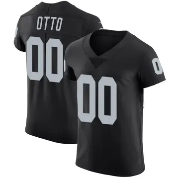 Nike Jim Otto Men's Elite Las Vegas Raiders Black Team Color Vapor Untouchable Jersey