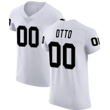 Nike Jim Otto Men's Elite Las Vegas Raiders White Vapor Untouchable Jersey