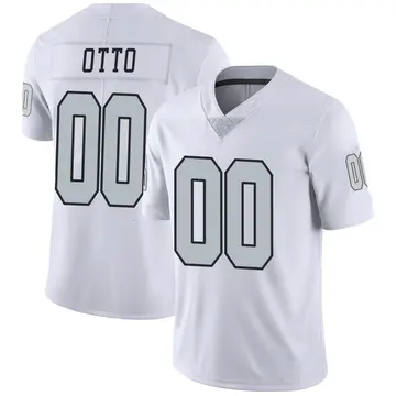 Nike Jim Otto Youth Limited Las Vegas Raiders White Color Rush Jersey
