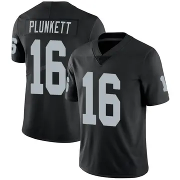 Nike Jim Plunkett Men's Limited Las Vegas Raiders Black Team Color Vapor Untouchable Jersey