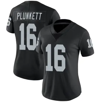 Nike Jim Plunkett Women's Limited Las Vegas Raiders Black Team Color Vapor Untouchable Jersey