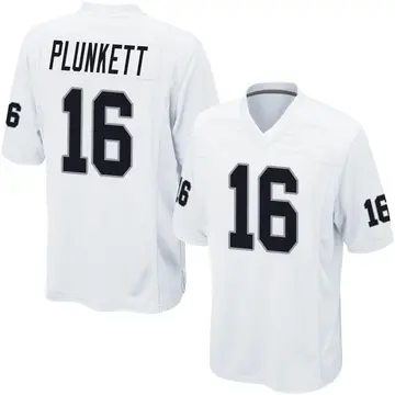 Nike Jim Plunkett Youth Game Las Vegas Raiders White Jersey