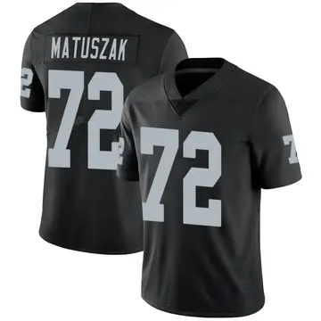 Nike John Matuszak Men's Limited Las Vegas Raiders Black Team Color Vapor Untouchable Jersey