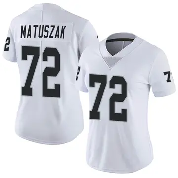 Nike John Matuszak Women's Limited Las Vegas Raiders White Vapor Untouchable Jersey