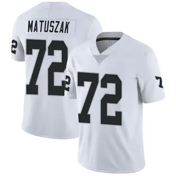 Nike John Matuszak Youth Limited Las Vegas Raiders White Vapor Untouchable Jersey
