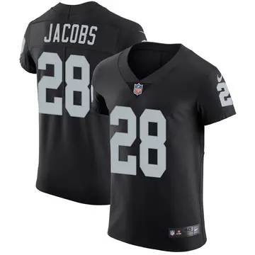 Nike Josh Jacobs Men's Elite Las Vegas Raiders Black Team Color Vapor Untouchable Jersey