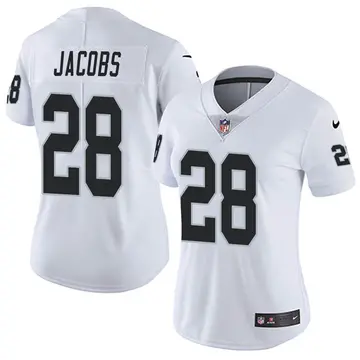 Nike Josh Jacobs Women's Limited Las Vegas Raiders White Vapor Untouchable Jersey