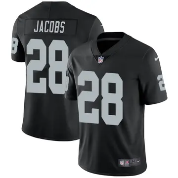Nike Josh Jacobs Youth Limited Las Vegas Raiders Black Team Color Vapor Untouchable Jersey