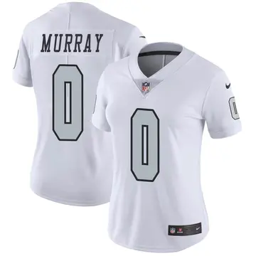 Nike Justin Murray Women's Limited Las Vegas Raiders White Color Rush Jersey