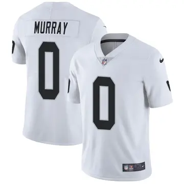 Nike Justin Murray Youth Limited Las Vegas Raiders White Vapor Untouchable Jersey