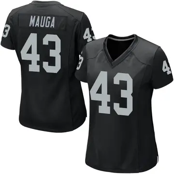 Nike Kana'i Mauga Women's Game Las Vegas Raiders Black Team Color Jersey