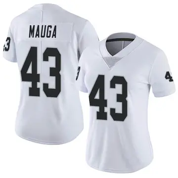Nike Kana'i Mauga Women's Limited Las Vegas Raiders White Vapor Untouchable Jersey