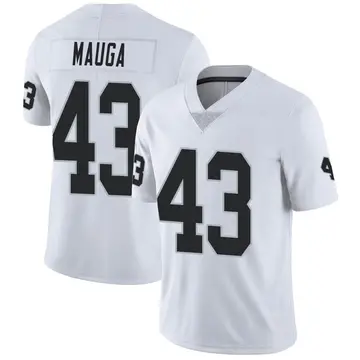 Nike Kana'i Mauga Youth Limited Las Vegas Raiders White Vapor Untouchable Jersey