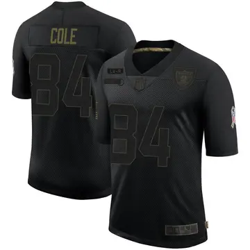 Nike Keelan Cole Men's Limited Las Vegas Raiders Black 2020 Salute To Service Jersey