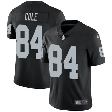Nike Keelan Cole Men's Limited Las Vegas Raiders Black Team Color Vapor Untouchable Jersey