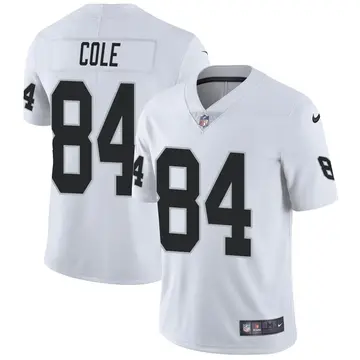 Nike Keelan Cole Men's Limited Las Vegas Raiders White Vapor Untouchable Jersey