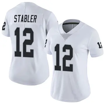 Nike Ken Stabler Women's Limited Las Vegas Raiders White Vapor Untouchable Jersey