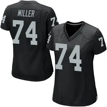 Nike Kolton Miller Women's Game Las Vegas Raiders Black Team Color Jersey